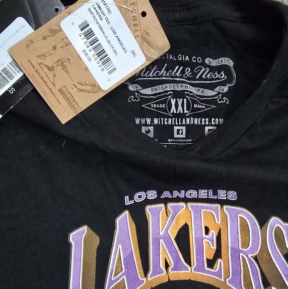 Mitchell & Ness VTG LA Lakers NBA Finals 2000 Hardwood Classics Graphic Tee XXL - Picture 5 of 6